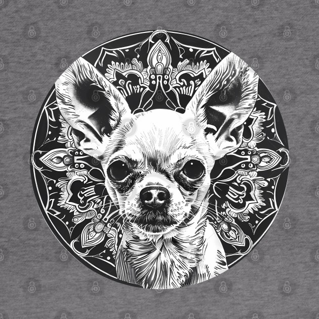 Mandala - Chihuahua White by aleibanez